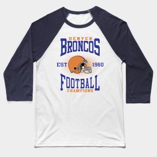 Denver Broncos Football Champions Baseball T-Shirt